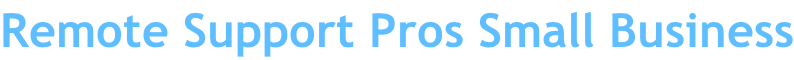 Remote Support Pros Small Business